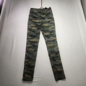 ⭐️NWT H&M Divided High Waist Super Skinny Camo Jeans Green Camouflage Pants Sz 6